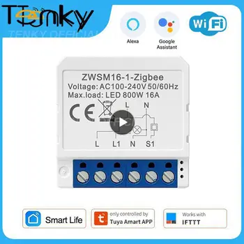 1/2/3/4-nii Arukas Kodu Smart Light Switch Smart Switch 2023 Mini Kaitselüliti hääljuhtimine Mini-Circuit Breaker Taimer