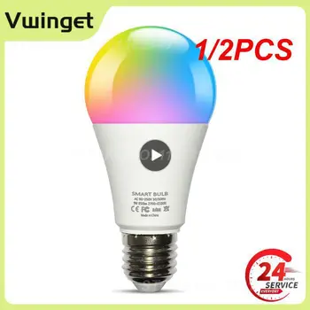 1/2TK Smart Pirnid E27 Led Lamp Smart Lamp RGB 220V 110V Töötab Tuya Smart Elu APP Smartthings Alexa Hub
