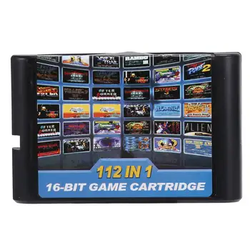 112 1 Mäng Kassett 16 Bitine Mängu Cartridge jaoks Sega Megadrive Genesis Mäng Kassett PAL ja NTSC