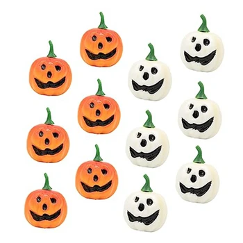 12TK Väike Kunstlik Halloween Kaunistamiseks Miniatuursed Kõrvits Võlts-Realistlik Decor Mini Ornament