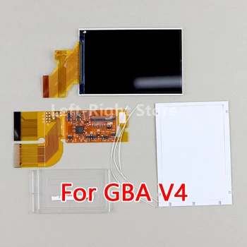 1set Backlight IPS LCD Ekraan, Reguleeritav Heledus jaoks SOCIALI Kõrge Hele Ekraan LCD V4 10 Tasemed GameBoy Advance ips