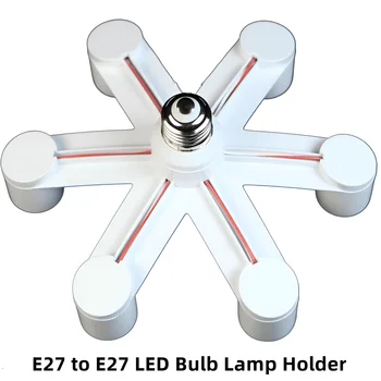 2 1/3 in 1 / 4 1/5 1/ 6 1 E27 LED Pirn lambihoidja E27 Baasi Pesa Splitter, LED Lambi Pesa Lamp Adapter Omanik