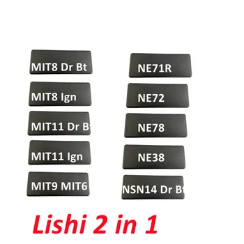 2 In 1 Lishi Vahend NE72 MIT8 MIT11 Lishi 2in1 NSN14 NE78 NE38 MIT9 Dr Bt Ign süüde Lukksepp Vahendid