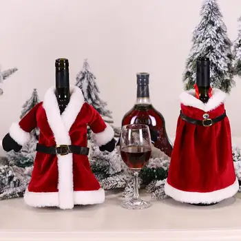 2023 Uustulnukad Jõulud Dekoratsioon Jõulud Kleit Veini Pudel Sätestatud Loomingulise Jõulud Vein Set Home Tabel Teenetemärgi
