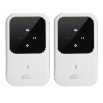 2X Kaasaskantava 4G LTE WIFI Router 150Mbps Mobiilse Lairibaühenduse Leviala Lukustamata SIM Wifi Modem 2.4 G Traadita Ruuter