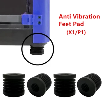4tk Anti Vibratsiooni Jalad Pad libisemisvastased Anti-Shock Tolmu-tõend, Kummi-jalapadjandi 3D Printer X1/1 Ph Seeria 3D-Printeri Tarvikud