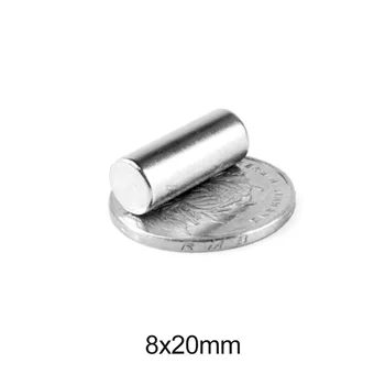5/10/20/50TK 8x20 mm Ketta Võimas Tugev Magnet Magnet N35 Paks Alalise Neodüüm Magnet 8x20mm Ring Otsi Magnet 8*20