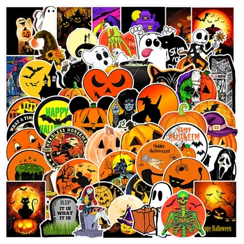 50 Tk Naljakas, Armas Halloween Kleebised Kingitus Dekoratsioonid, Diy Sülearvuti Cup Kirjatarvete Kleebised