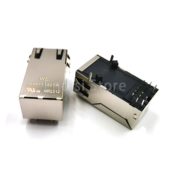 7499111221A 1x1 8P8C 2.54 mm ME-RJ45 LAN Trafo Modulaarne connector/Ethernet pesa
