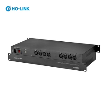 8-way-XLR audio fiber converter -, ringhäälingu-hääl, heli, mis üle ühe KS/ST/FC/LC kiudaineid 20km