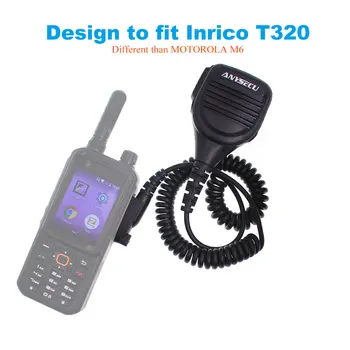 ANYSECU Mikrofon Disain Sobib Inrico T320 4G LTE Võrgu Raadio Zello RS Walkie Talkie Telefon