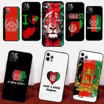 Afganistani Afganistani Lipp Case For iPhone 14 Pro Max 13 12 Mini 11 Pro Max X XS XR 7 8 Plus SE 2022 Pehme Kaas Funda