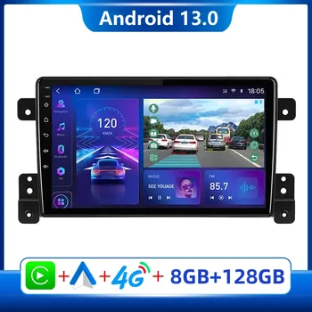 Android 13 autoraadio Jaoks Suzuki Grand Vitara 2005-2015 Multimeedia Video Mängija 2Din 4G WiFi DSP GPS Navigation Carplay juhtseade