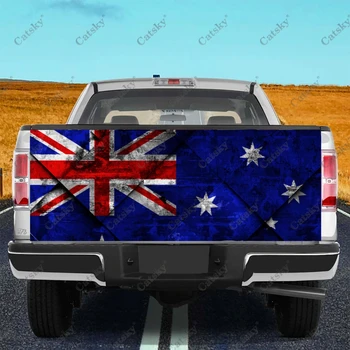 Austraalia lipu Auto kleebised, veoauto taga kaunistamine, värvimine, autode muutmine kleebised, autode lisavarustus, tagumine kleebised