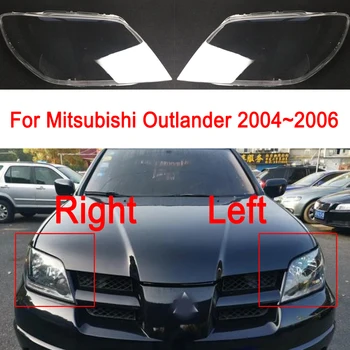Auto Esi-Esitulede Kaas Mitsubishi Outlander 2004 2005 2006 Vasak/Parem Asendamine Objektiivi Klaasi Lambivarju Auto Tarvikud