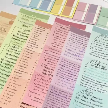 B5 Värviline Paber Memo Pad Kirjaplokid Kirjatarvete Scrapbooking Märgib, Teha Loend Kontroll-Loend Ajakava Planeerija Koolitarbed