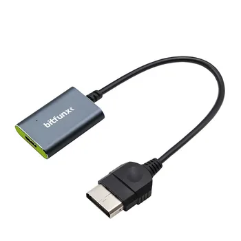 Bitfunx HDMI Konverteri Adapter for Microsoft XBOX mängukonsoole Toetab Ekraan 480p Retro Video 720p 1080i Režiimid