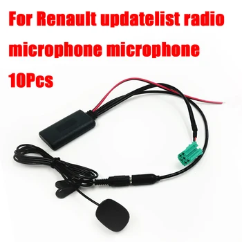 Biurlink Jaoks Renault Update List Raadio Seadme Bluetooth-5.0 Audio Kaabel Mikrofon Handsfree Adapter MINI ISO 6Pin Pistik