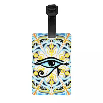 Custom Eye Of Horus Egiptus Mandala Pagasi Sildi Eraelu Puutumatuse Kaitse Kurja Silma Pagasi Sildid Reisikott Sildid Kohver