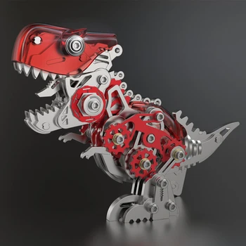 DIY 3D Metallist Puzzle Türannosaurus Triceratops Brachiosaurus Dinosaurus Mudel, Hoone Komplektid Pusled Mõistatusi Mänguasjad Täiskasvanutele Kingitused
