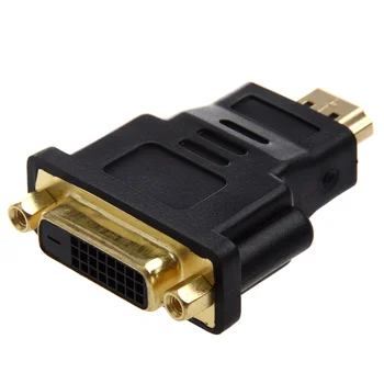 DVI 24+1 DVI-D Female HDMI Male Adapter