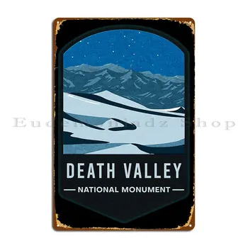 Death Valley National Monument Metallist Tahvel Plakat Teenetemärgi Plakat Disainer Classic Vintage Tina Märk Plakat