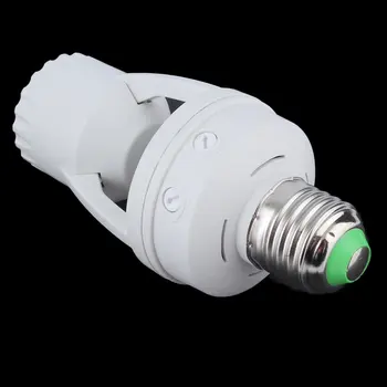 E27 Plug 360 Kraadi PIR Induktsiooni Liikumisandur Infrapuna Liikumise Tuvastamise Andur Lamp-Pistikupesa Lüliti Baasi Omanik AC110-220V