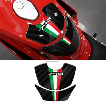 Eest Ducati 749 2003-2006 3D Vaik Carbon-look Mootorratta Gas Tank Pad Kaitse Kleebised