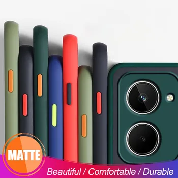 Eest Realme 10 Juhul Põrutuskindel Kaamera Matt Telefon Kate Realme10 4G Relme Realmi 10 6.4