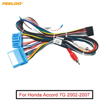 FEELDO Auto 16Pin Stereo Media Player Navi Traat Rakmed Honda Accord 7G (2002-2007) Audio Power Adapter Kaabel