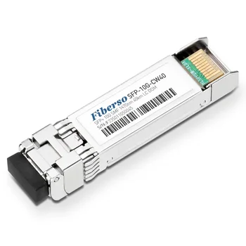 Fiberso SFP+ 10G CWDM Moodul 40km 1470-1610nm SM Fiber Optiline Transceivers koos Cisco Huawei Ühilduva