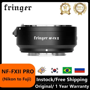 Fringer NF-FX PRO II Auto Focus Mount Adapter Sisseehitatud Elektrooniline Ava ühildub Nikon F Objektiiv Fujifilm X Kaamerad