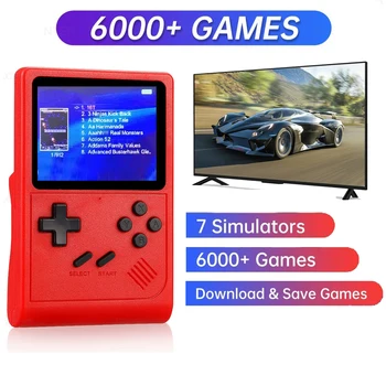 GB300 Video Mängu Konsool Handheld mängukonsooli Mängija 3.0 Tolline Ekraan, Sisseehitatud 6000 Mäng SF/SFC/GB/SOCIALI Toetada AV Väljund