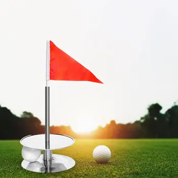 Golf Paneb Tassi Metallist Taaskasutatav Kaasaskantav Golf Lipu Augud Cup Tava Paneb Koju Viimine Juhendid Mehed Naised Muru Aias