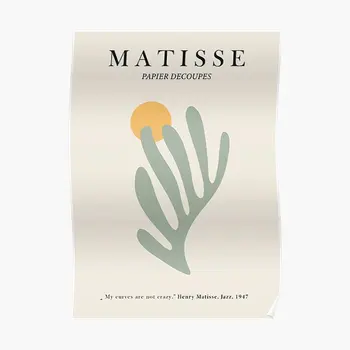 Henri Matisse Lõigatud Salvei Roheline Leht On Plakat, Tuba Decor Vintage Maali Kaasaegne Prindi Teenetemärgi Pilt Kunst Seinamaaling Raamita