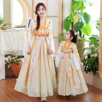 Hiina Traditsiooniline Hanfu Kleit Naiste Tants Haldjas Kostüüm Tüdrukud Printsess Täita Kleidid, Lapsed Poole Cosplay Lastekasvatus Riided