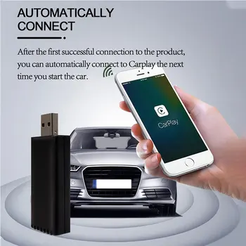 Intelligentne AI-Box-USB-C Kaasaskantav CarPlay Dongle 5Ghz WIFI Traadita Auto Ai Kasti Bluetooth-ühilduva 5.0 Auto iOS 10