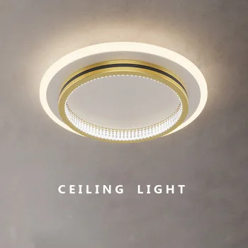 Kaasaegne LED laelambid Kodu Sissepääsu Indoor Lighting Fixtures Kristall Lambivarju Tuled Ring, Ruut Luminaria