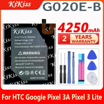 KiKiss 4250mAh G020E-B Asendamine Aku HTC Google Pixel 3A Pixel 3lite Pixel 3 Lite