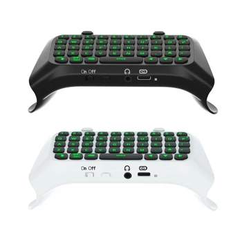 Klaviatuuri Playstation5 Töötleja Traadita Chatpad BluetoothCompatible Roheline Taustvalgus 3.5 mmAudio parima Kvaliteediga