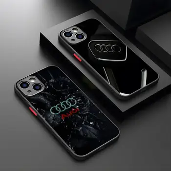 Luksuslik sportauto Audis Mousepad IPhone 15 14 13 Pro Max 12 Mini 11 SE 7 8 Plus XS X-XR Matte Black Kaitse Puhul