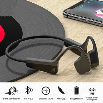 Luu Juhtivus Sport Kõrvaklapid Juhtmevabad Kõrvaklapid Bluetooth-Peakomplekt, Käed-vaba Mikrofoniga Töötab