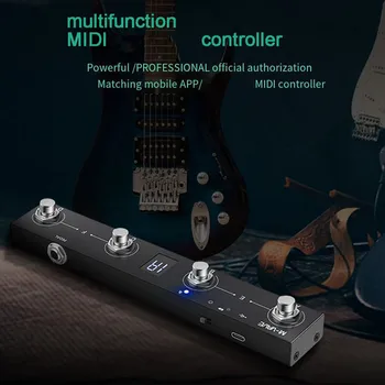 MVAVE Šokolaadi MIDI Controller, Kaasaskantav ja Kompaktne, Lihtne Kasutada Smart APP, Pikk Aku Eluiga Footswitch Pedaal