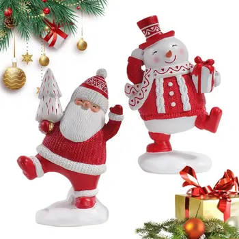 Mini Lumememme Joonis Santa Claus Kääbus Kujukeste jõuluehe Xmas Kingitused Festival DIY Home Decor Santa Claus