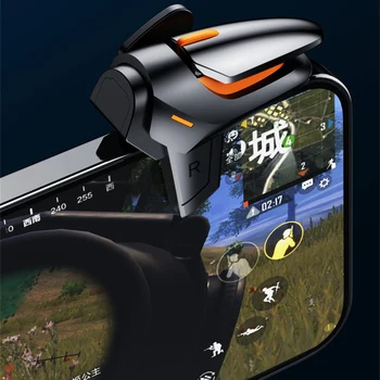 Mobile Gaming Töötleja L1R1 päästiku Nupu jaoks PUBG Eesmärk Shooting Gamepad Juhtnuppu IOS Android Smart Phone Mäng