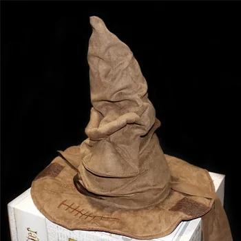 Mood Filmid Nõid Wizard Hat Pottsepad Sorteerimine Müts Nahast Halloween Pool Rekvisiidid, Kleit Up Müts Meeste Cosplay Kostüüm Tarvikud