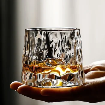 Paksenema Veini Klaase, Plii-vaba cup Pöörleva Viski Klaas Läbipaistev Drinkware joogiklaasid Brändi Viin Õlu Cup