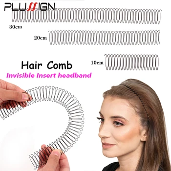 Plussign 30Cm Laineline Metallist Juuksed Hoop Unisex Hairbands 10Cm Küpsetamine Värvi Juuksed Klippe 20Cm Katkised Juuksed Kamm 1tk/Palju Juuste Aksessuaarid