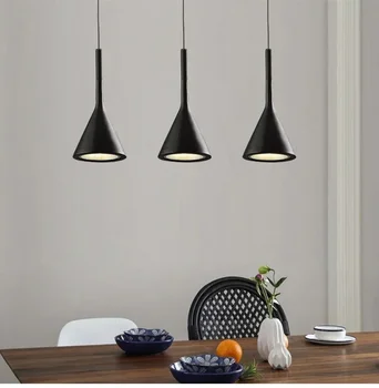 Põhjamaade LED Ripats, Tuled Must Valge Kodu Sise-Söögituba Köök Tabel Decor Rippuvad Lühtrid Restoran Peatamise Lamp