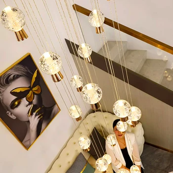 Põhjamaade home decor söögituba Ripats tuli siseruumide valgustus, kristall-lampi, mis rippus kerge lühter lambid elutuba